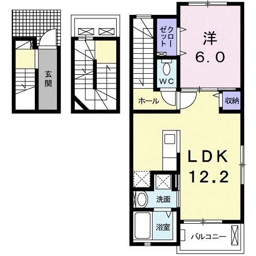 同じ建物の物件間取り写真 - ID:238007242870