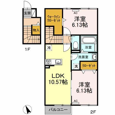 同じ建物の物件間取り写真 - ID:223032223246