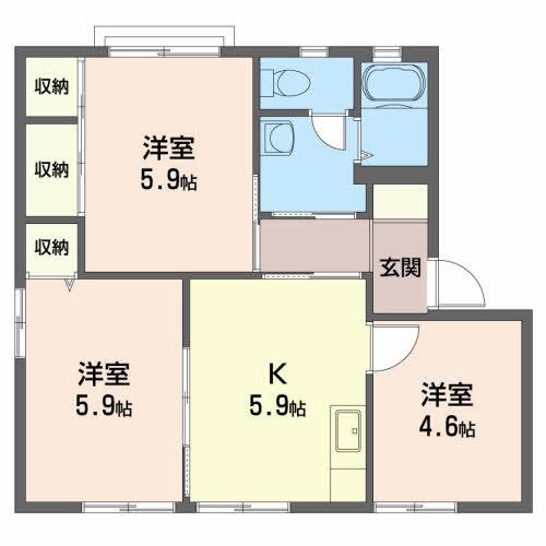 同じ建物の物件間取り写真 - ID:238007283176