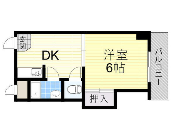 コスモ新北野｜大阪府大阪市淀川区新北野１丁目(賃貸マンション1DK・4階・23.00㎡)の写真 その2