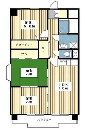 同じ建物の物件間取り写真 - ID:214055512422