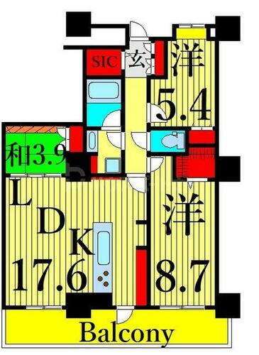 同じ建物の物件間取り写真 - ID:213102990404