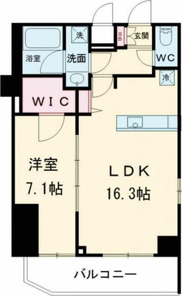 ユナイト｜東京都北区神谷１丁目(賃貸マンション1LDK・8階・55.04㎡)の写真 その2