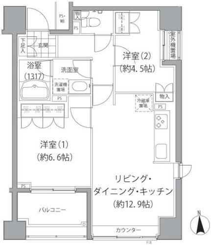 同じ建物の物件間取り写真 - ID:213103201540