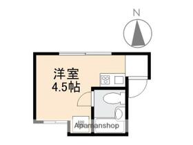 番町コーポ 3-A ｜ 香川県高松市番町５丁目（賃貸アパート1R・3階・19.20㎡） その2