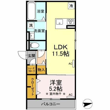 同じ建物の物件間取り写真 - ID:222016548161