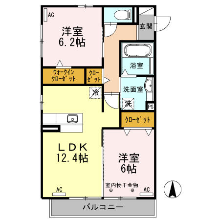 同じ建物の物件間取り写真 - ID:222016617537