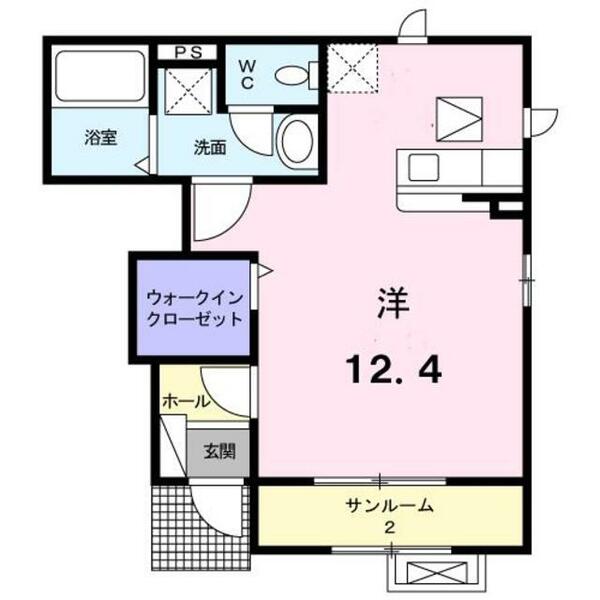 ブリッサ 103｜新潟県新潟市中央区上所中３丁目(賃貸アパート1R・1階・35.55㎡)の写真 その2