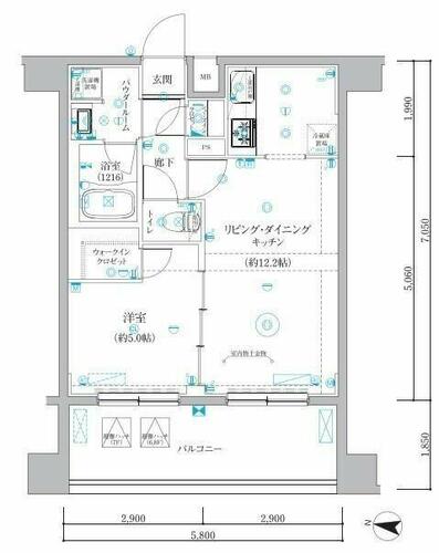 同じ建物の物件間取り写真 - ID:213102988011