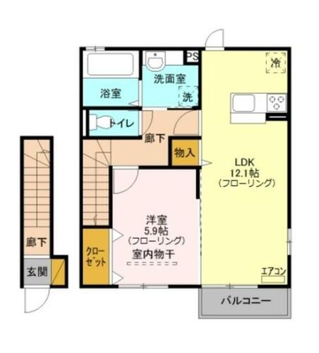 同じ建物の物件間取り写真 - ID:211047003171