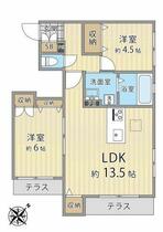 ヘーベルメゾン阿佐ヶ谷 104 ｜ 東京都杉並区阿佐谷南１丁目（賃貸マンション2LDK・1階・61.44㎡） その2