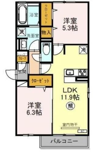 同じ建物の物件間取り写真 - ID:211047002291