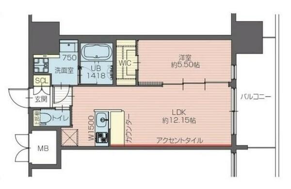 大阪府大阪市西区本田２丁目(賃貸マンション1LDK・10階・42.48㎡)の写真 その2