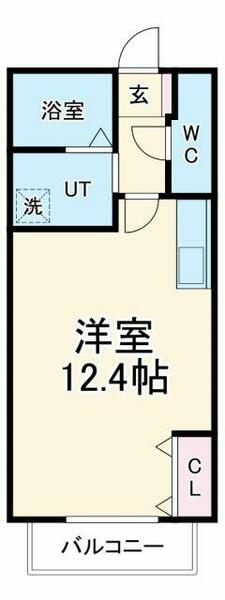 愛知県小牧市大字岩崎(賃貸アパート1R・1階・29.60㎡)の写真 その2