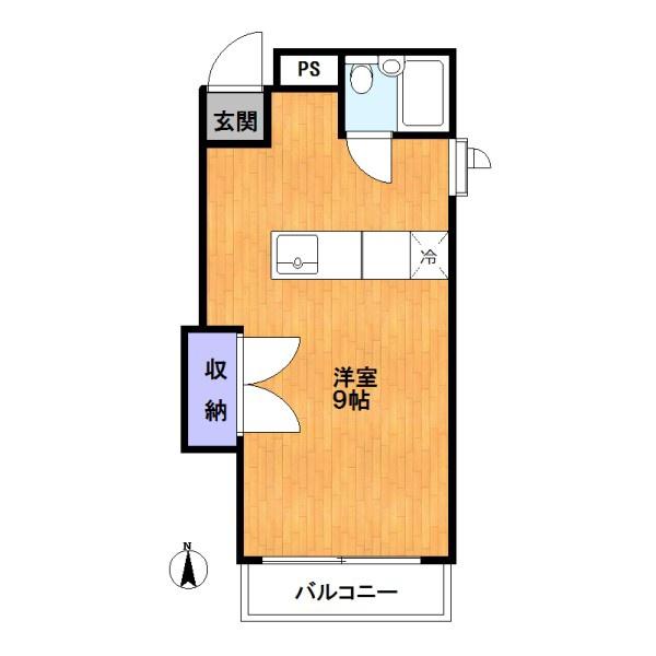 ヴィラージュ竹の塚｜東京都足立区西伊興４丁目(賃貸マンション1R・2階・20.10㎡)の写真 その2