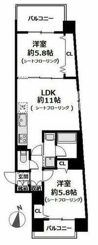 同じ建物の物件間取り写真 - ID:214055615541