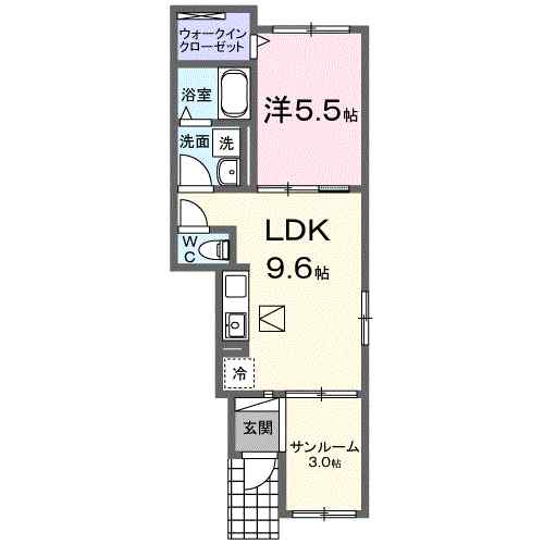 同じ建物の物件間取り写真 - ID:223032420106