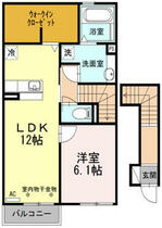 ＬｅｓＳａｉｓｏｎ上岡田 208 ｜ 静岡県磐田市上岡田（賃貸アパート1LDK・2階・55.43㎡） その2