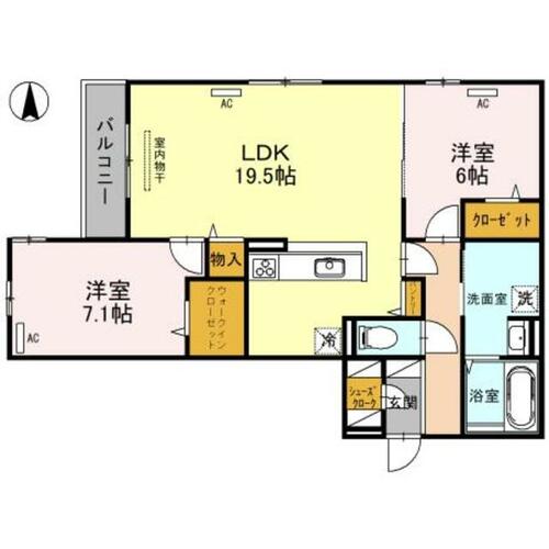 同じ建物の物件間取り写真 - ID:227077332715