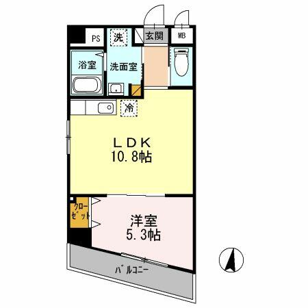 東京都大田区多摩川１丁目(賃貸マンション1LDK・2階・38.74㎡)の写真 その2