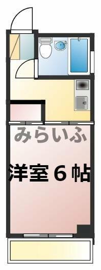 愛知県名古屋市千種区内山２丁目(賃貸マンション1K・6階・22.50㎡)の写真 その2