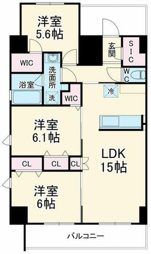 同じ建物の物件間取り写真 - ID:223032213810