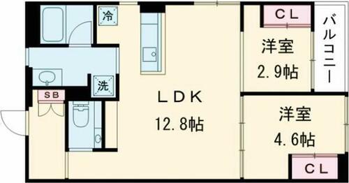 同じ建物の物件間取り写真 - ID:213102339153