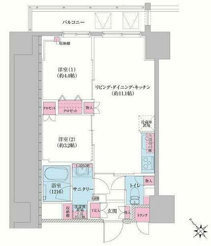 同じ建物の物件間取り写真 - ID:213103073694