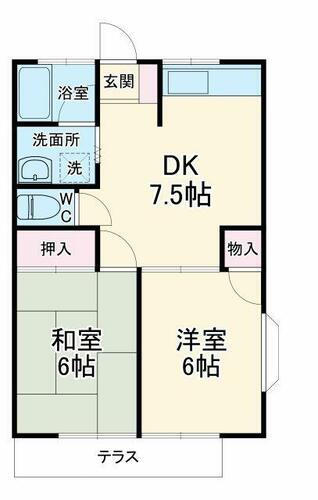 同じ建物の物件間取り写真 - ID:211046828357