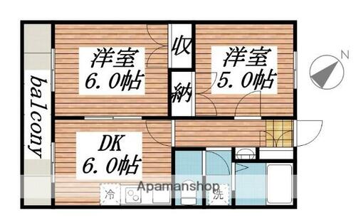 同じ建物の物件間取り写真 - ID:210002714978