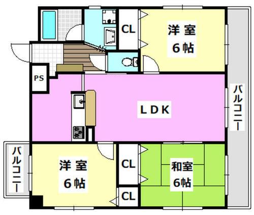 同じ建物の物件間取り写真 - ID:227078217986