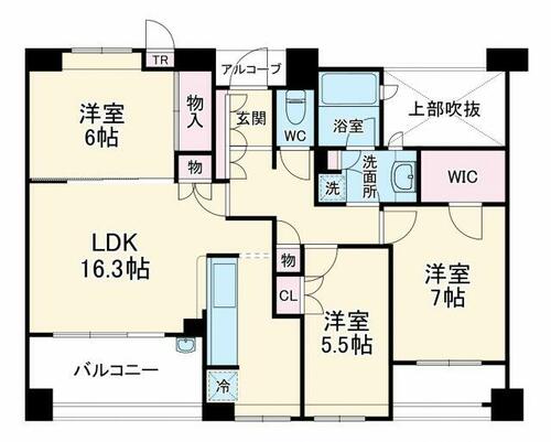 同じ建物の物件間取り写真 - ID:214055274196