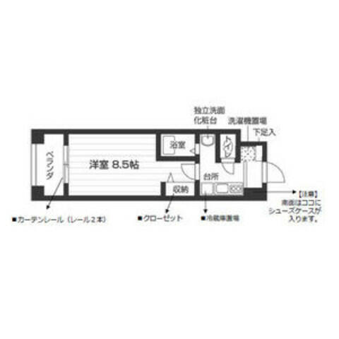 愛知県名古屋市熱田区旗屋２丁目(賃貸マンション1K・9階・24.34㎡)の写真 その2