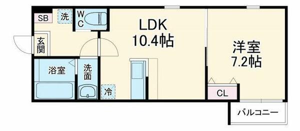 ハーミットクラブハウストゥギャザー戸塚 202｜神奈川県横浜市戸塚区上倉田町(賃貸アパート1LDK・2階・40.95㎡)の写真 その2