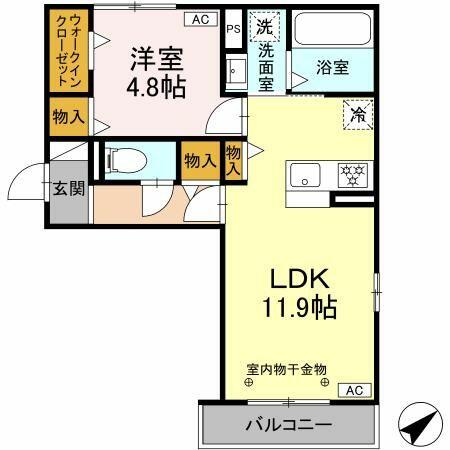 同じ建物の物件間取り写真 - ID:222016568514