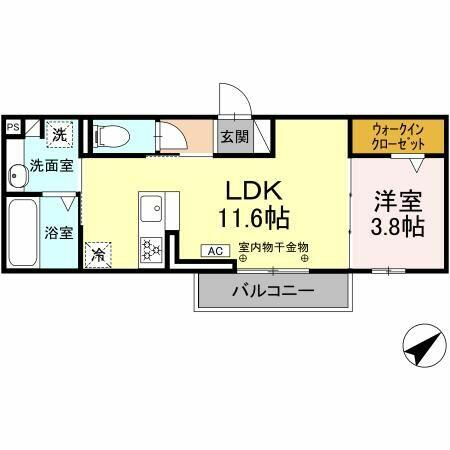 同じ建物の物件間取り写真 - ID:222016568512