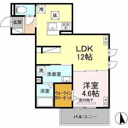 同じ建物の物件間取り写真 - ID:222016568466