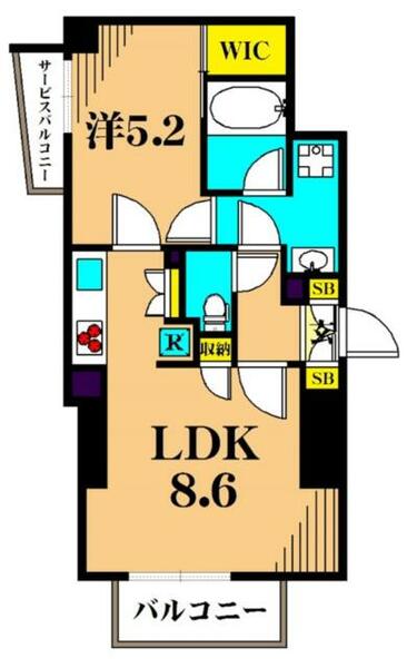 プラウドフラット南品川 410｜東京都品川区南品川２丁目(賃貸マンション1LDK・4階・40.47㎡)の写真 その2