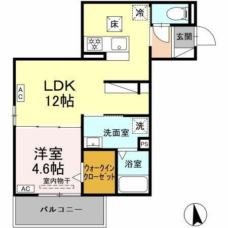 同じ建物の物件間取り写真 - ID:222016568476