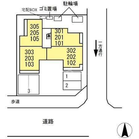 （仮称）Ｄ－ＲＯＯＭ沼津市高島町 101｜静岡県沼津市高島町(賃貸アパート1LDK・1階・41.57㎡)の写真 その3