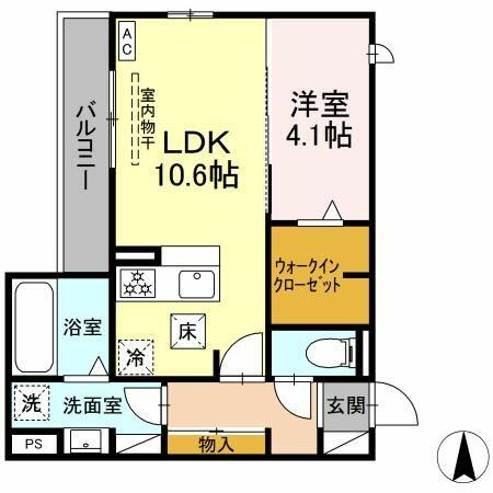 同じ建物の物件間取り写真 - ID:222016568454