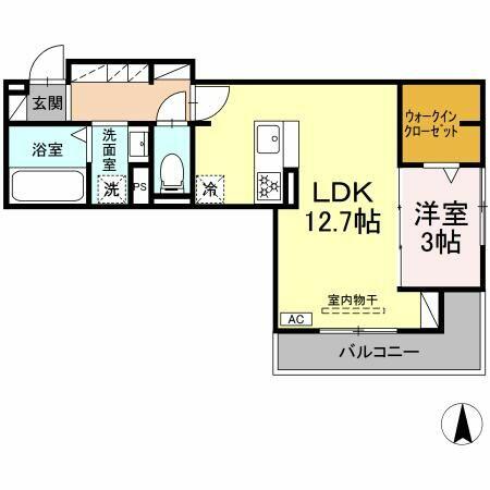 同じ建物の物件間取り写真 - ID:222016568507