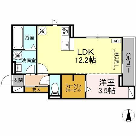 同じ建物の物件間取り写真 - ID:222016568518