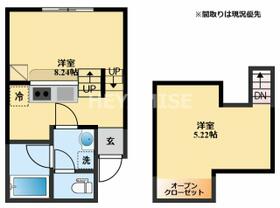 ブランシュ杭出津 202 ｜ 長崎県大村市杭出津３丁目（賃貸アパート1R・2階・21.94㎡） その1