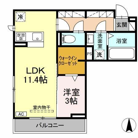 同じ建物の物件間取り写真 - ID:222016568463