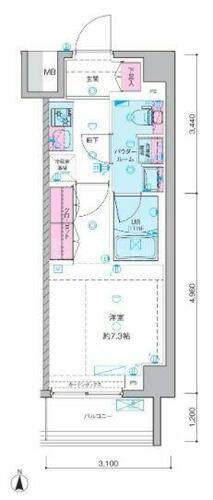 同じ建物の物件間取り写真 - ID:213103128744