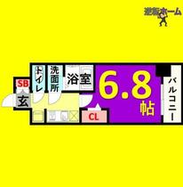 プレサンス名古屋駅ゲート 1406 ｜ 愛知県名古屋市中村区竹橋町（賃貸マンション1K・14階・23.47㎡） その2