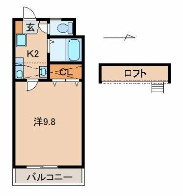 モスビル｜和歌山県海南市日方(賃貸マンション1K・3階・27.70㎡)の写真 その2
