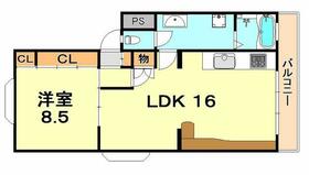 芦屋レジデンス 101 ｜ 兵庫県芦屋市精道町（賃貸マンション1LDK・1階・55.74㎡） その2