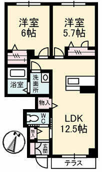 同じ建物の物件間取り写真 - ID:238007164448